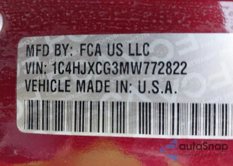 2021 Jeep Wrangler Rubicon 4X4 из США, поврежденный, VIN 1C4HJXCG3MW772822